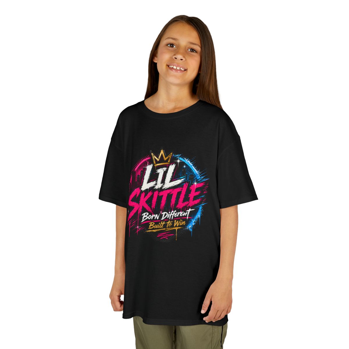 Youth Lil Skittle Born Different Tee product photo